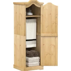 vidaXL Kledingkast Corona 55x52x170 cm massief grenenhout