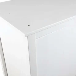vidaXL Kledingkast Hill 2 deuren 89x50x170 cm massief grenenhout wit