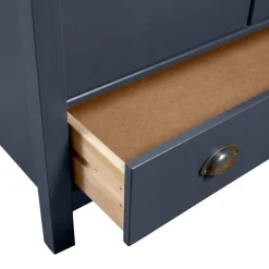 vidaXL Kledingkast Hill 3 deuren 127x50x170 cm grenenhout grijs