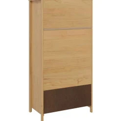 vidaXL Kledingkast met lade HILL Honingbruin 84 x 50 x 170 cm