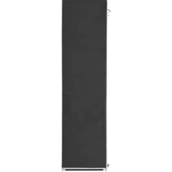 vidaXL Kledingkast met vakken en stangen 150x45x175 cm stof zwart