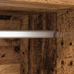 vidaXL Kledingkast Oudhout 50 x 50 x 200 cm Bewerkt hout