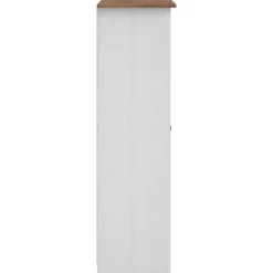 vidaXL Kledingkast Panama Range 118x50x171,5 cm grenenhout wit
