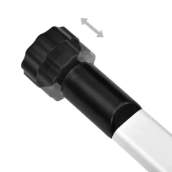 vidaXL Kledingkastsysteem met stangen telescopisch aluminium