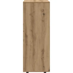 vidaXL Kledingkast 80x40x110 cm bewerkt hout artisanaal eikenkleur