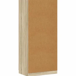 vidaXL Kledingkast 80x52x180 cm bewerkt hout sonoma eikenkleurig