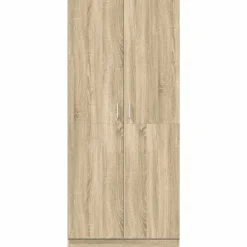 vidaXL Kledingkast 80x52x180 cm bewerkt hout sonoma eikenkleurig