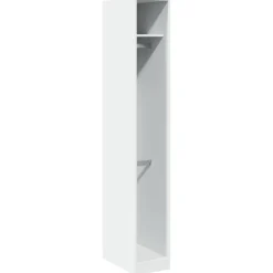 vidaXL Kledingkast 30x50x200 cm bewerkt hout wit