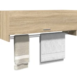 vidaXL Kledingkast 100x32,5x35 cm bewerkt hout sonoma eikenkleurig