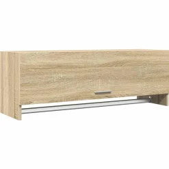 vidaXL Kledingkast 100x32,5x35 cm bewerkt hout sonoma eikenkleurig