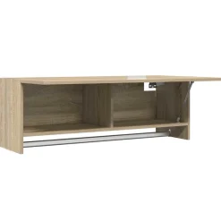 vidaXL Kledingkast 100x32,5x35 cm bewerkt hout sonoma eikenkleurig