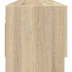 vidaXL Kledingkast 100x32,5x35 cm bewerkt hout sonoma eikenkleurig