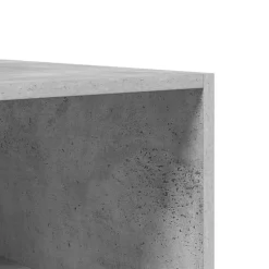 vidaXL Kledingkast 100x50x200 cm bewerkt hout betongrijs