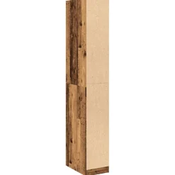 vidaXL Kledingkast 30x50x200 cm bewerkt hout oud hout