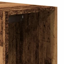 vidaXL Kledingkast 30x50x200 cm bewerkt hout oud hout