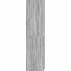 vidaXL Kledingkast 90x52x200 cm bewerkt hout grijs sonoma eikenkleurig