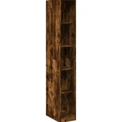 vidaXL Kledingkast 30x50x200 cm bewerkt hout gerookt eikenkleurig