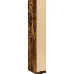 vidaXL Kledingkast 30x50x200 cm bewerkt hout gerookt eikenkleurig