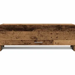 vidaXL Kledingkast 100x32,5x35 cm bewerkt hout oud houtkleurig