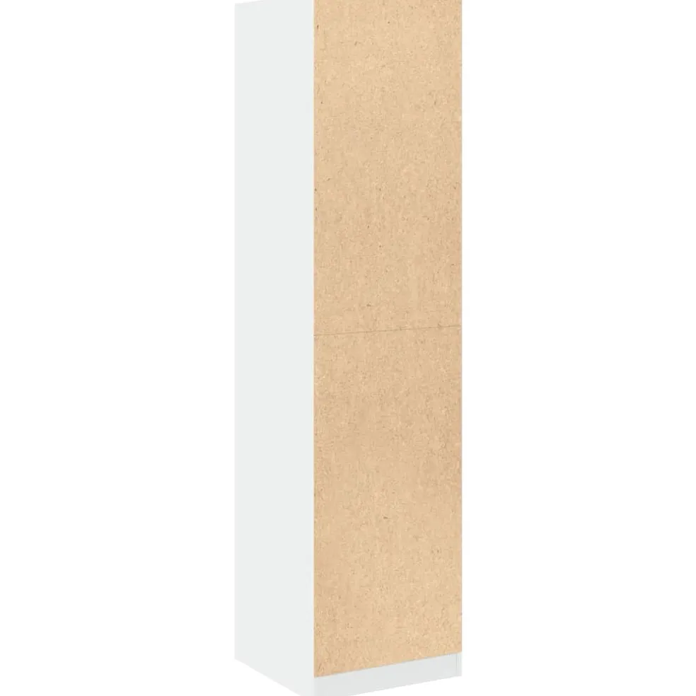 vidaXL Kledingkast 50x50x200 cm bewerkt hout wit