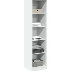 vidaXL Kledingkast 50x50x200 cm bewerkt hout wit