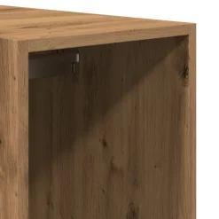 vidaXL Kledingkast 30x50x200 cm bewerkt hout artisanaal eikenkleur