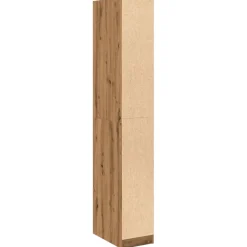 vidaXL Kledingkast 30x50x200 cm bewerkt hout artisanaal eikenkleur