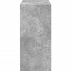 vidaXL Kledingkast 77x48x102 cm bewerkt hout betongrijs