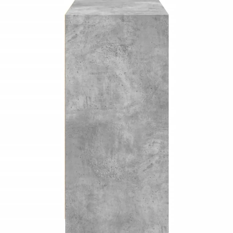 vidaXL Kledingkast 77x48x102 cm bewerkt hout betongrijs