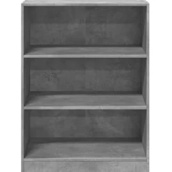 vidaXL Kledingkast 77x48x102 cm bewerkt hout betongrijs