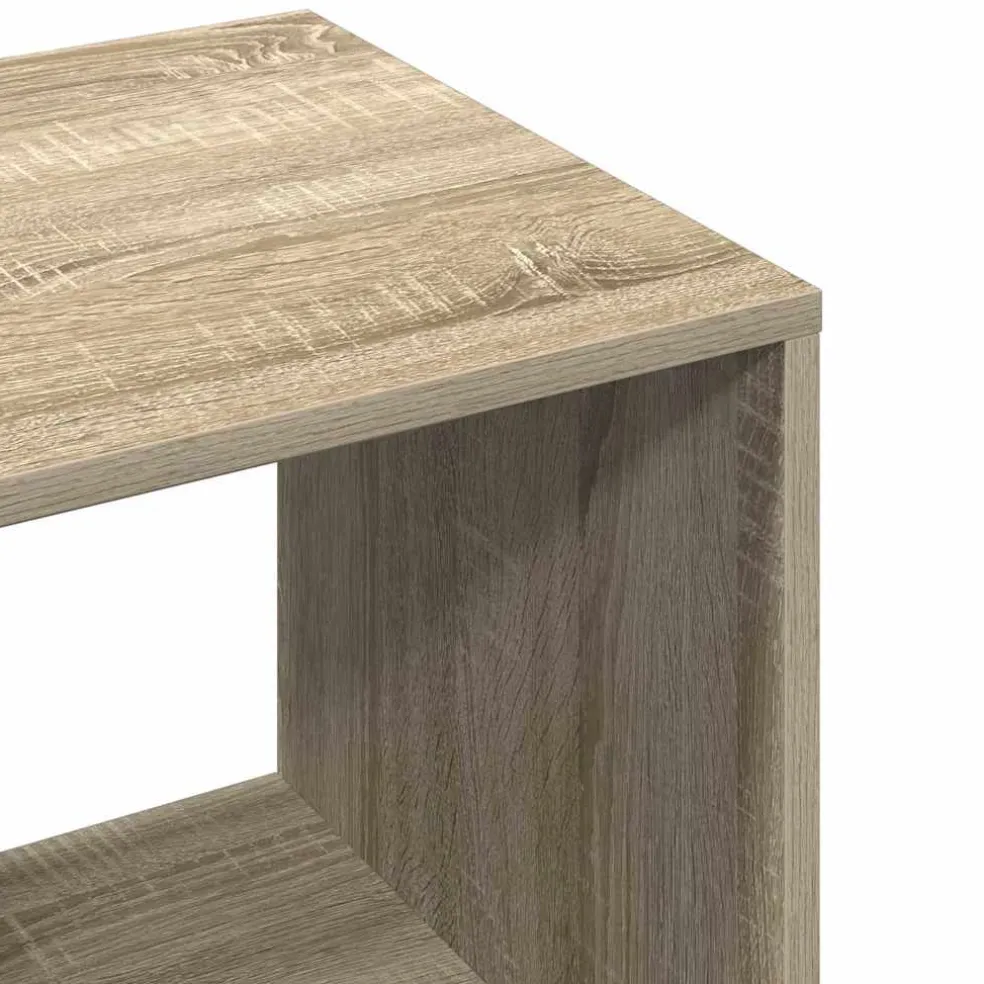vidaXL Kledingkast 80x40x110 cm bewerkt hout sonoma eikenkleurig
