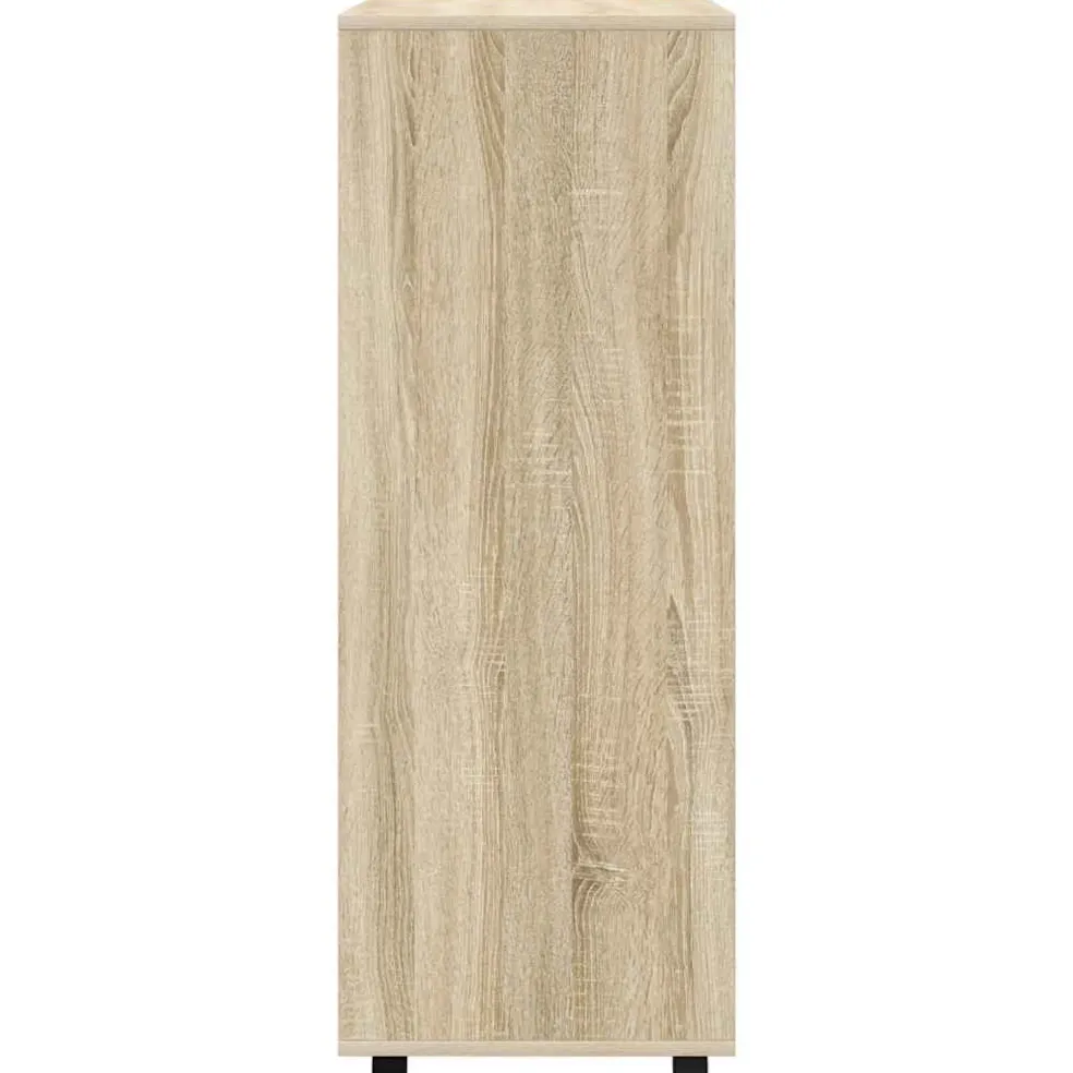 vidaXL Kledingkast 80x40x110 cm bewerkt hout sonoma eikenkleurig