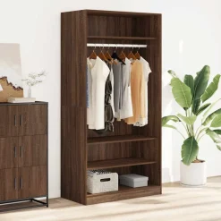 vidaXL Kledingkast 30x50x200 cm bewerkt hout oud hout
