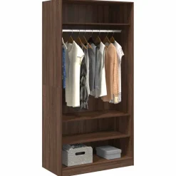 vidaXL Kledingkast 30x50x200 cm bewerkt hout oud hout