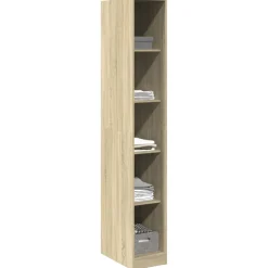 vidaXL Kledingkast 30x50x200 cm bewerkt hout sonoma eikenkleurig
