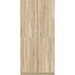 vidaXL Kledingkast 90x52x200 cm bewerkt hout sonoma eikenkleurig