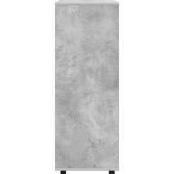 vidaXL Kledingkast 80x40x110 cm bewerkt hout betongrijs