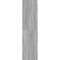 vidaXL Kledingkast 100x50x200 cm bewerkt hout grijs sonoma eikenkleur