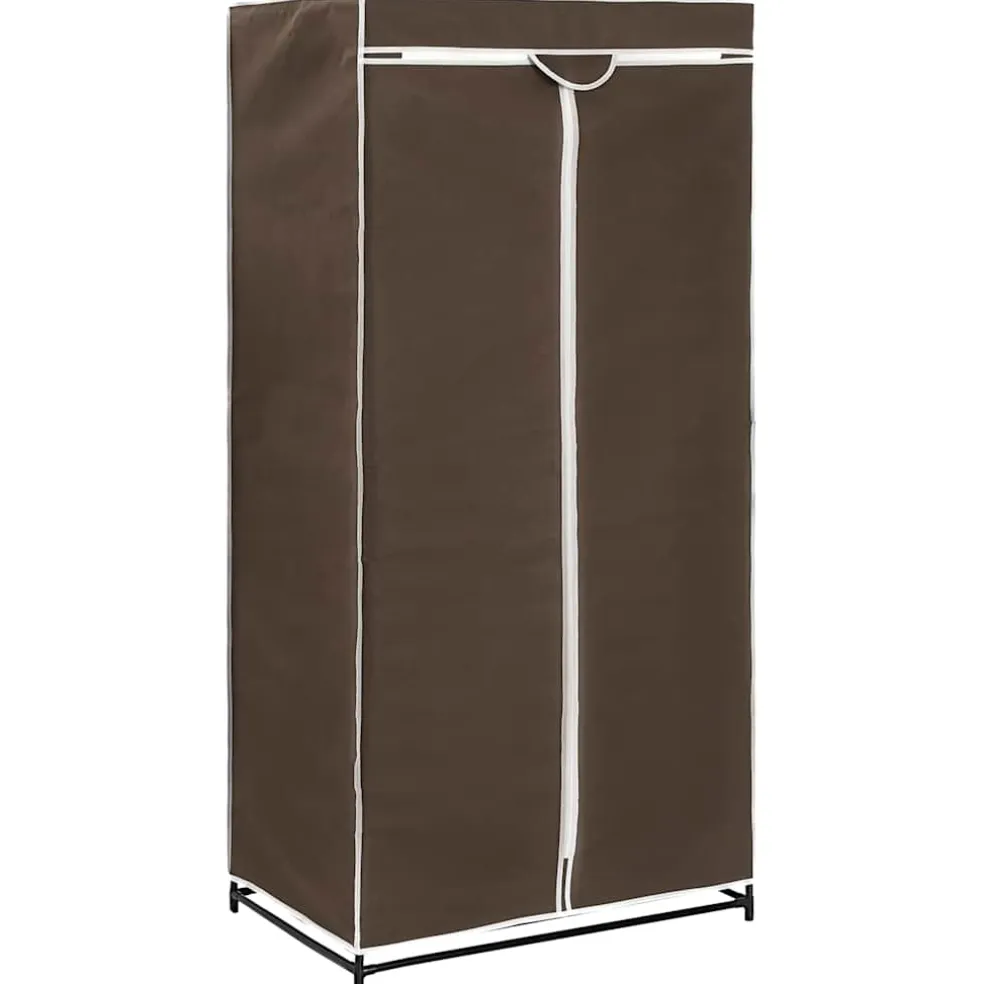 vidaXL Kledingkast 75x50x160 cm bruin