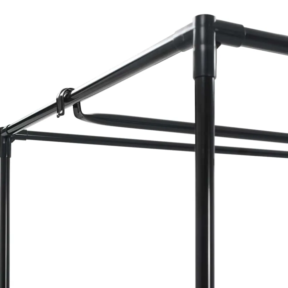 vidaXL Kledingkast 75x50x160 cm crème