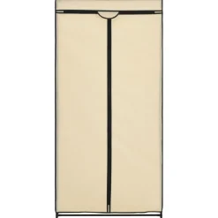 vidaXL Kledingkast 75x50x160 cm crème