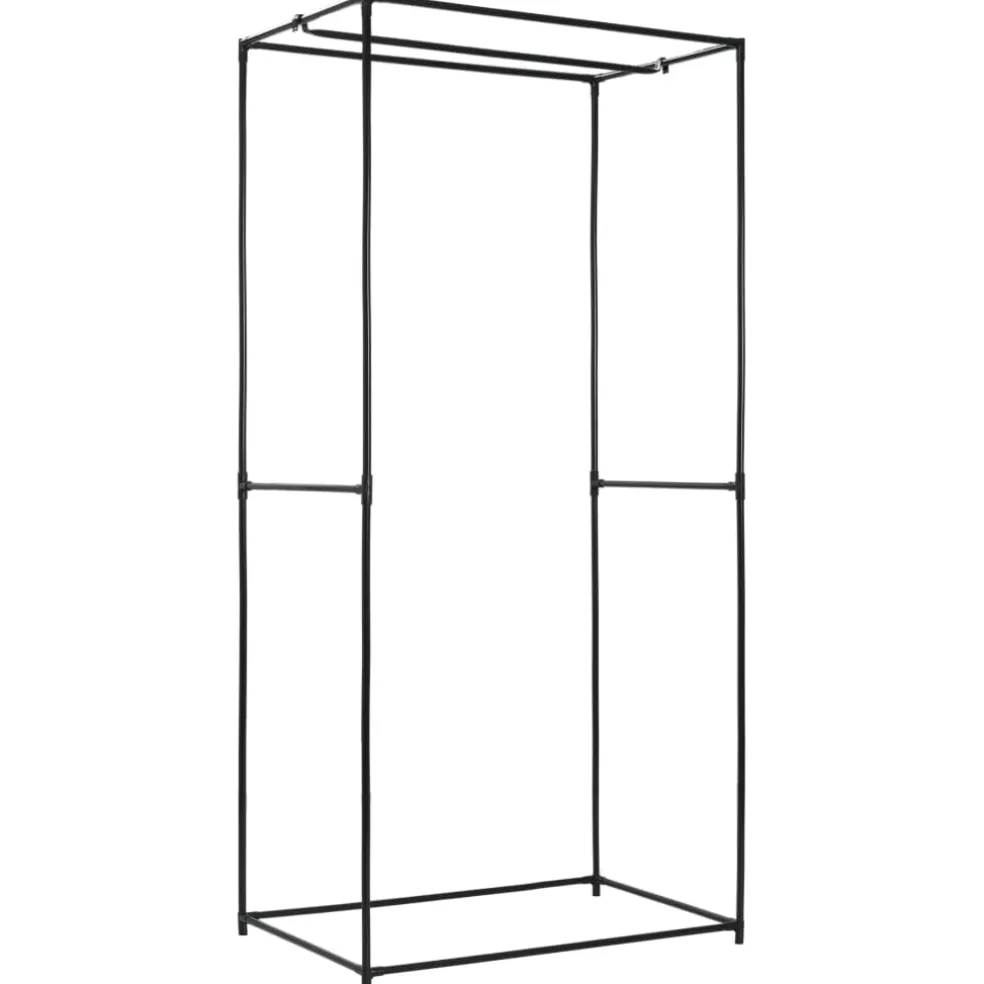 vidaXL Kledingkast 75x50x160 cm crème