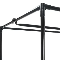 vidaXL Kledingkast 75x50x160 cm grijs