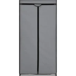 vidaXL Kledingkast 75x50x160 cm grijs