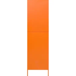 vidaXL Kledingkast 90x50x180 cm staal oranje