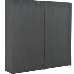 vidaXL Kledingkast 173x40x170 cm stof grijs