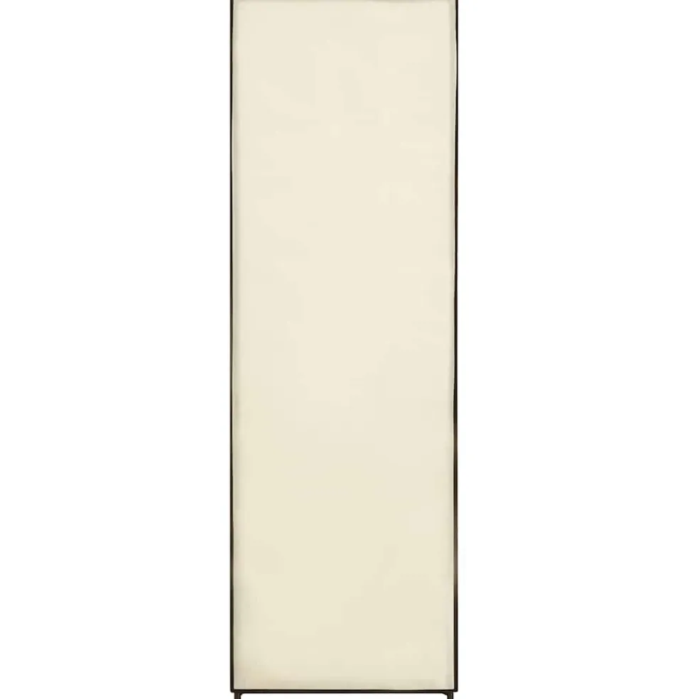 vidaXL Kledingkast 87x49x159 cm stof crème