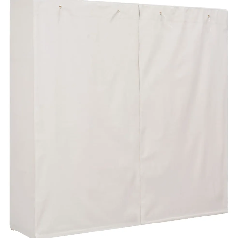 vidaXL Kledingkast 173x40x170 cm stof wit