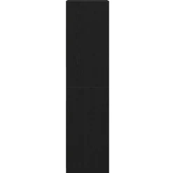 vidaXL Kledingkast Zwart Eiken 100 x 50 x 200 cm Bewerkt hout