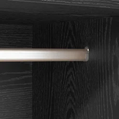 vidaXL Kledingkast Zwart Eiken 50 x 50 x 200 cm Bewerkt hout